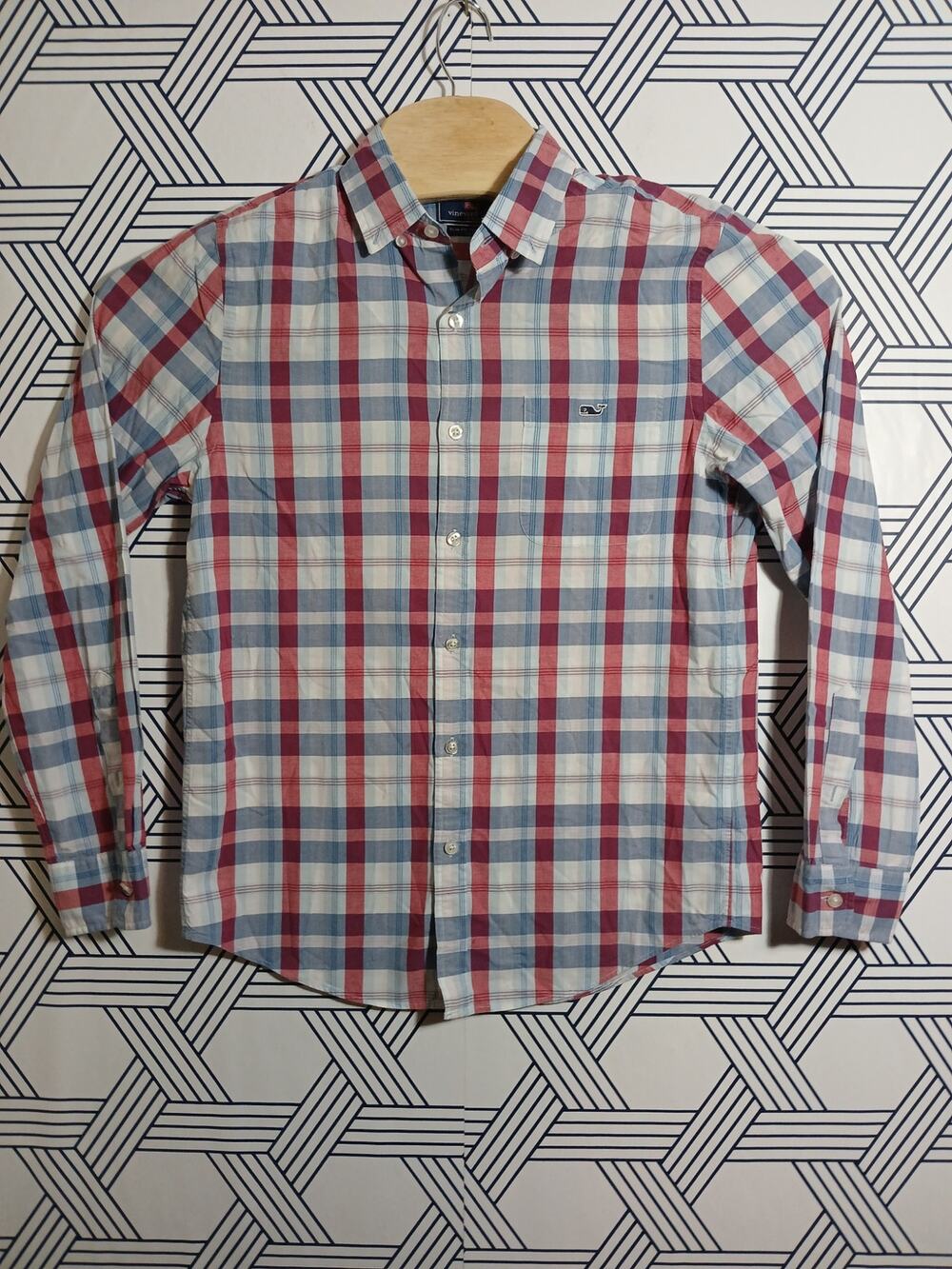 Vineyard Vines Mens Slim Fit Tucker Shirt Size Small